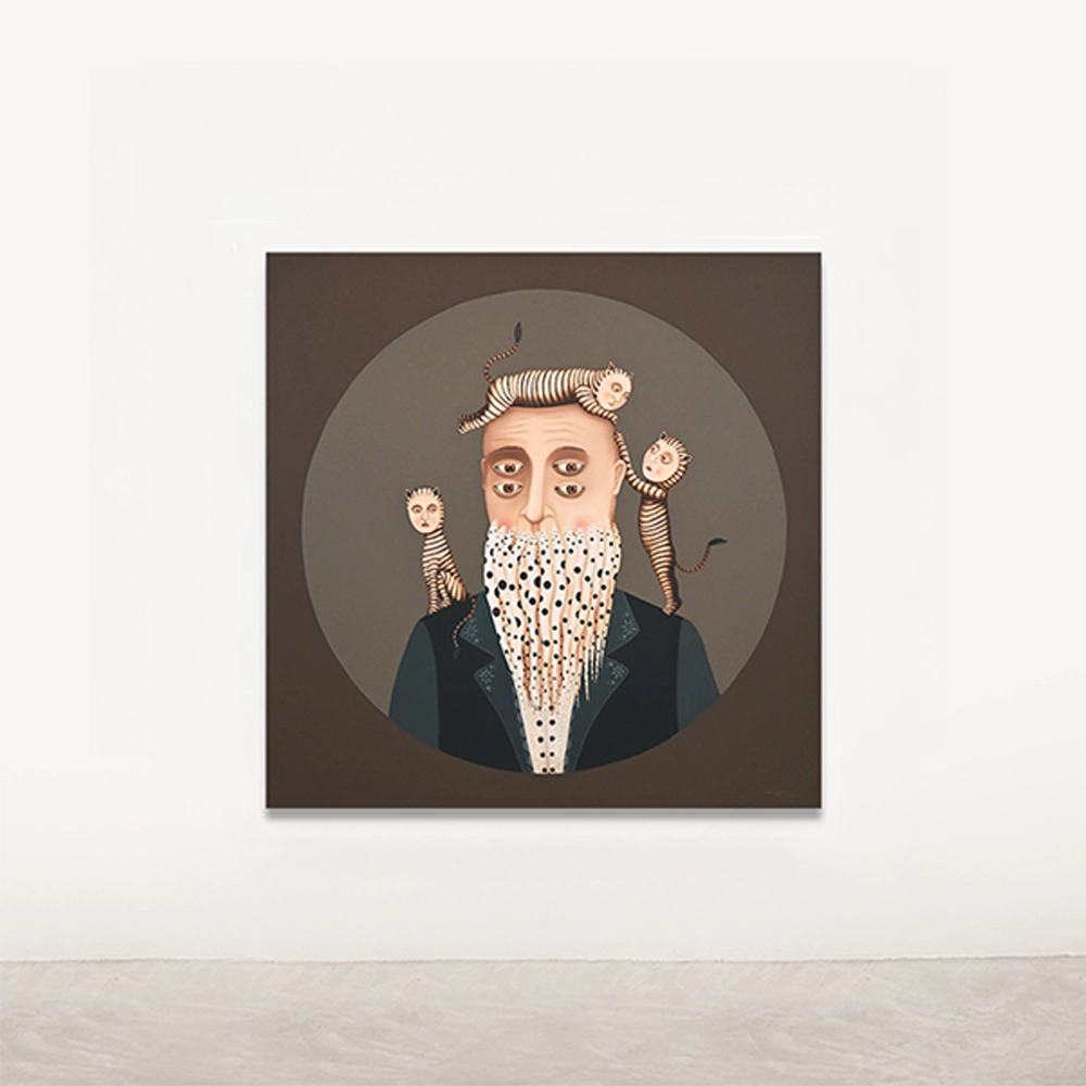 Retrato con Mascotas, Marcelo Suaznabar | Yaco Art Gallery